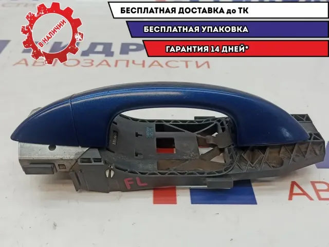 Ручка двери передней наружная левая Skoda Superb 2 . В сборе. Дефект.