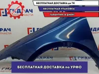 Крыло переднее левое Skoda Superb 2 3T0821021. Дефект.