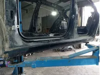 Порог со стойкой левый Skoda Superb