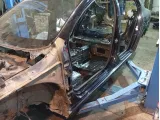 Порог со стойкой левый Skoda Superb (3T)