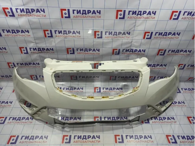 Бампер передний Ssang Yong Actyon New 7871134000. Трещины, сломаны крепления.