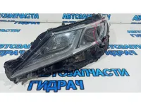 Фара левая Toyota Camry XV70, 9 поколение  8115033D31. Дефект. Сломаны корпус и стекло. Повреждены крепления.