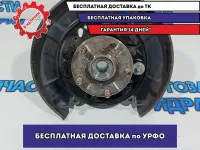 Кулак поворотный задний левый Subaru Tribeca 28411-XA01A. В сборе. С датчиком ABS.