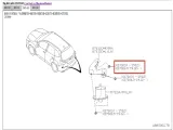 Кронштейн датчика слепых зон правый Subaru Forester 87613SJ010