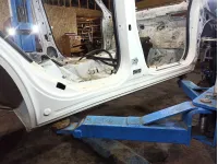 Порог со стойкой правый Subaru Forester (SK/S14)