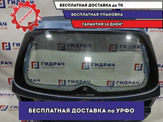 Дверь багажника Subaru Impreza (G12) G12 60809-FG020-9P. Ржавчина. Царапины.