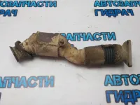 Приемная труба глушителя правая верхняя Volkswagen Touareg 2004 7L6254350FX Удовлетворительное состояние Катализатор удален.