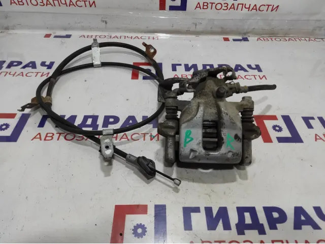 Суппорт тормозной задний правый Toyota Auris (E150) 47830-02100. С тросом.