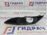 Рамка противотуманной фары левой Toyota Auris (E150) 81482-02040. Потертость.