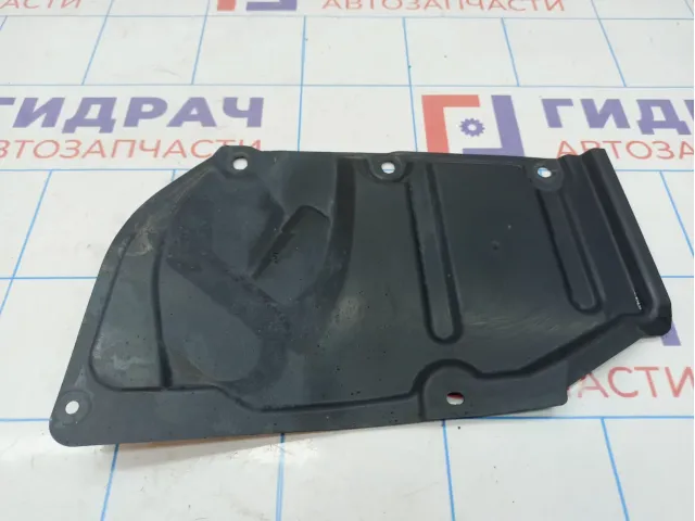 Пыльник двигателя нижний левый Toyota Auris (E150) 51444-02041. Задний.