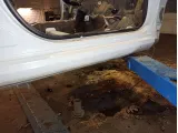 Порог со стойкой правый Toyota Auris (E150) .