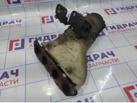 Коллектор выпускной Toyota Avensis (T250) 171040D101. С катализатором.