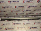 Накладка на порог (наружная) Toyota Avensis (T250) 7585205010. Левая.
