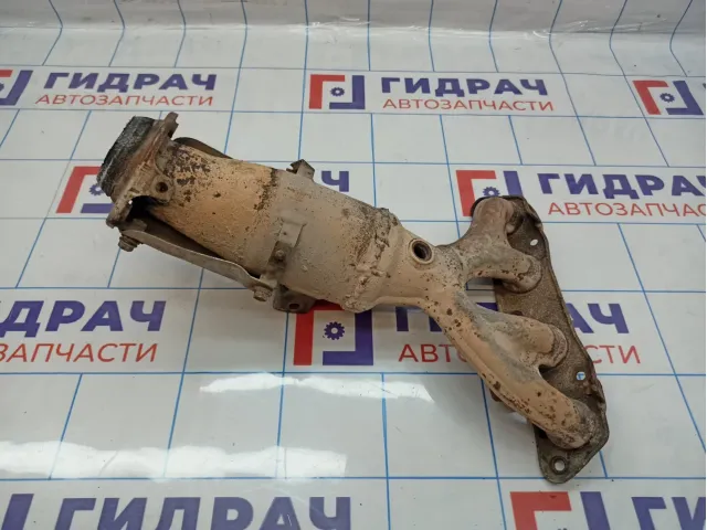 Коллектор выпускной Toyota Avensis (T250) 17104-0D101. Без катализатора.