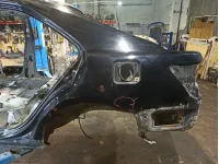 Крыло заднее левое Toyota Camry (XV40) . Дефект.Красилось. Присутствует шпатлевка.