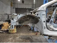 Лонжерон передний левый Toyota Corolla (E180) . Коррозия.