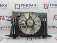 Вентилятор радиатора Toyota Corolla (E180) 16711-0D190. В сборе. Дефект.