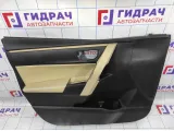 Обшивка двери передней левой Toyota Corolla (E180) 6762002R40. Перетянута в светлый.