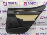 Обшивка двери задней правой Toyota Corolla (E180) 6763002R50. Перетянута в светлый.