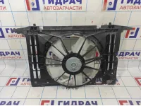 Вентилятор радиатора Toyota Corolla E18 167110D190. В сборе.