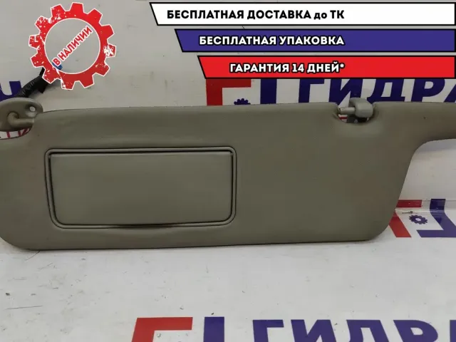 Козырек солнцезащитный левый Toyota Estima 2 74320-28520. Потёртости. Загрязнение.