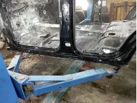 Порог со стойкой левый Toyota Land Cruiser Prado (J150)