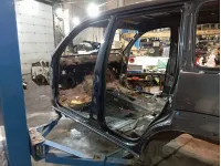 Порог со стойкой левый Toyota Land Cruiser Prado (J120)
