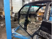Порог со стойкой левый Toyota Land Cruiser Prado (J120) 61312-60200