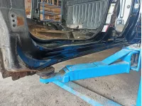 Порог со стойкой левый Toyota Tundra (XK50) 61412-0C060