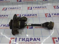 Кулак поворотный передний левый Volkswagen  Polo Sedan (Mk5) 6RU407255A. С приводом. 6R0407761K.