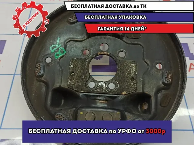 Щит опорный задний правый Volkswagen Polo Sedan (Mk5) 6RU609426.