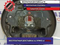 Щит опорный задний левый Volkswagen Polo Sedan (Mk5) 6RU609425. Вмятина.