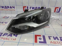 Фара левая Volkswagen Polo Sedan (Mk5) 6R1941007F.