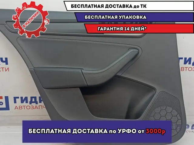 Обшивка двери задней левой Volkswagen Polo 6 6N5867023HCCI.