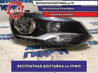 Фара правая VW Polo Sedan 2017 6R1941008F Хорошее состояние.Сломано крепление.
