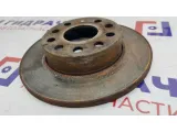 Диск тормозной задний Volkswagen Jetta 1K0615601AC. Выработка.