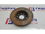 Диск тормозной задний Volkswagen Jetta 1K0615601AC. Выработка.