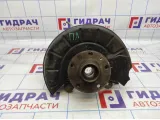 Кулак поворотный передний левый Volkswagen Jetta (A6) 5C0407255. Ступичный под замену.