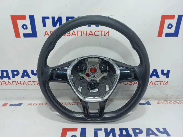 Рулевое колесо Volkswagen Jetta (A6) 5C0419091BJE74. Потертость.