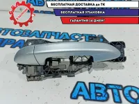 Ручка двери передняя наружняя левая Volkswagen Passat B7 . Потертость. В сборе.