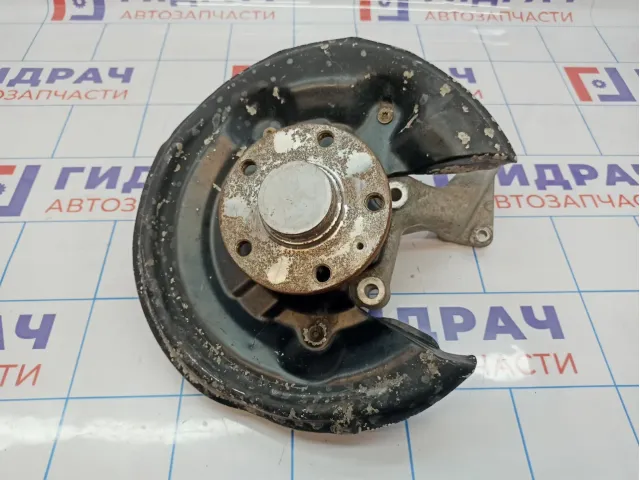 Кулак поворотный задний левый Volkswagen Passat B6 3C0505433K. Дефект.