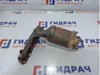 Коллектор выпускной Volkswagen Polo Sedan (Mk5) 036253056F. Ремонтировался.С катализатором.
