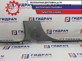 Накладка порога внутренняя левая Volkswagen Touareg 7L0853369D. Царапины.