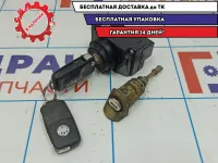 Замок зажигания Volkswagen Touareg 3D0905865E. С вставкой замка двери.