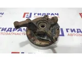 Кулак поворотный передний левый ZAZ Vida 96870493. Без ABS. Диск тормозной под замену.