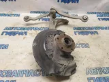 Кулак поворотный передний левый  Audi A8 2003 4E0407253R Отличное состояние В сборе со ступицей.