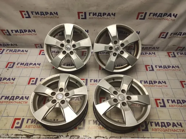 Комплект оригинальных литых дисков Suzuki SX4 R16 5*114.3 4 шт.