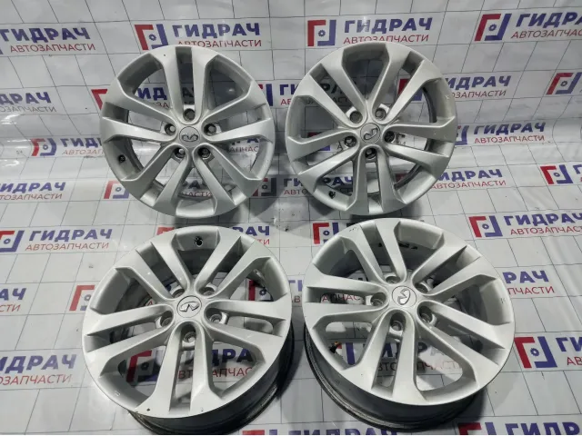 Комплект оригинальных литых дисков Nissan R17 5*114.3 4 шт.