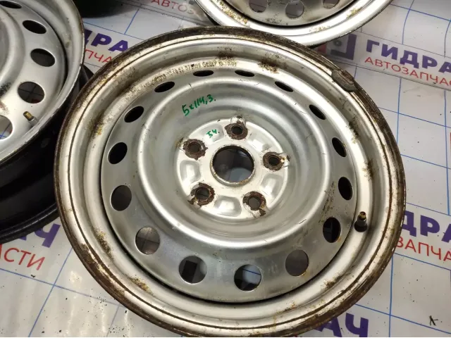 Комплект оригинальных штампованных дисков Geely R15 5*114.3 4 шт.