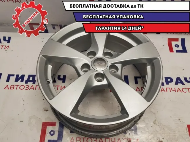 Литой диск Volkswagen Polo R15 5*100 1 шт.